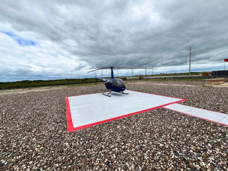 Helicopter Landing Pad built by Haylo Construction, Corpus Christi, TX
