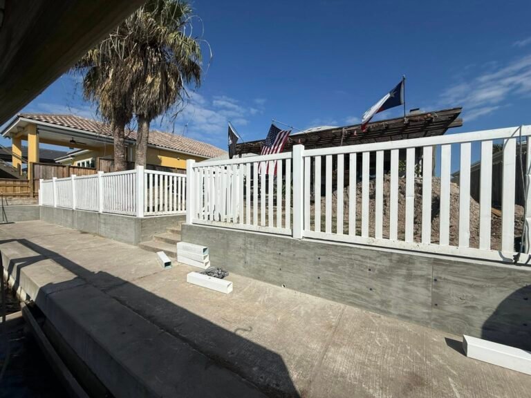 Concrete retaining wall Install Corpus Christi, TX