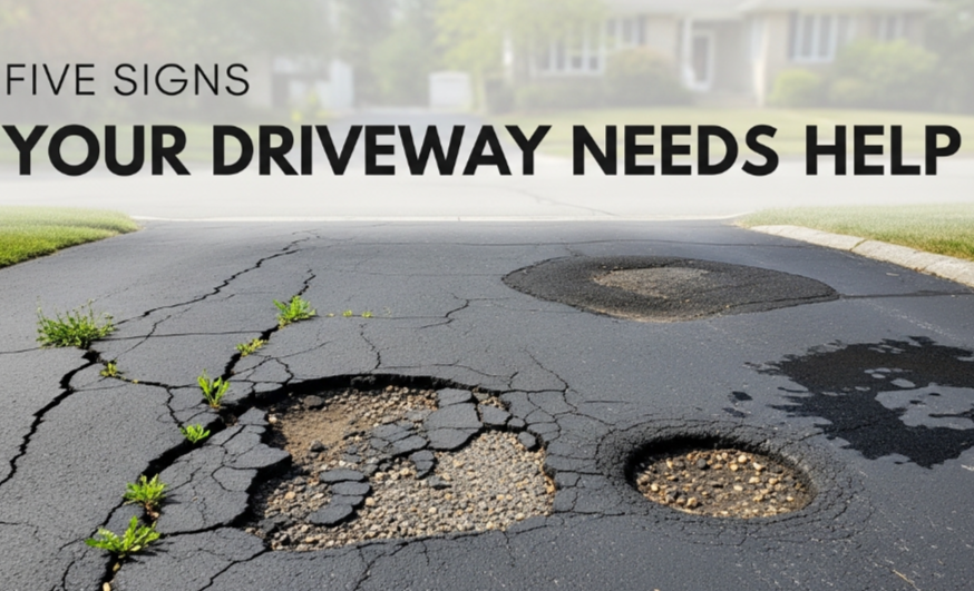 Five Signs Your Driveway Needs Help