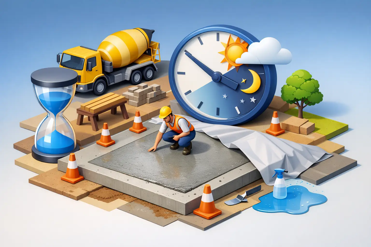 How Long Does Concrete Take to Cure?