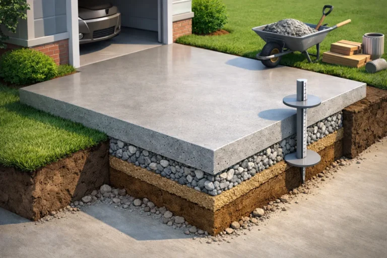 How Thick Should a Concrete Driveway Be?