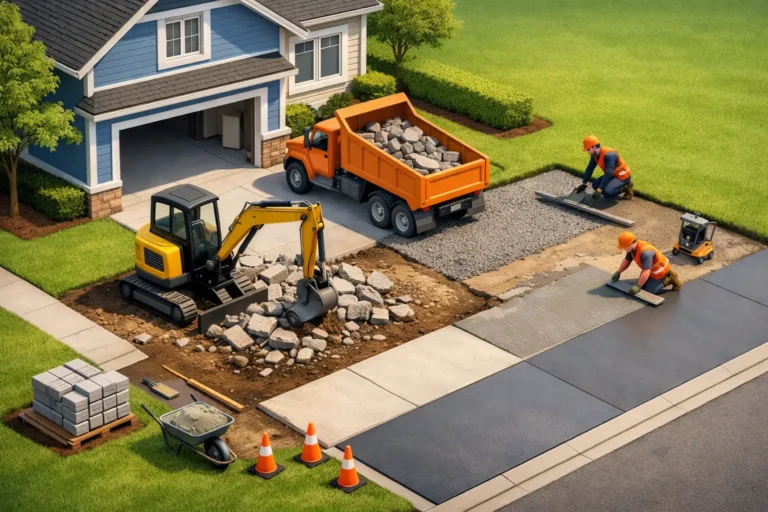 Residential Driveway Replacement Steps