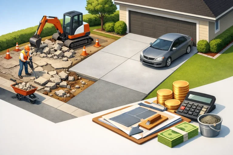 Concrete Driveway Replacement Cost Guide