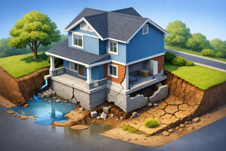 Foundation Issues From Poor Grading