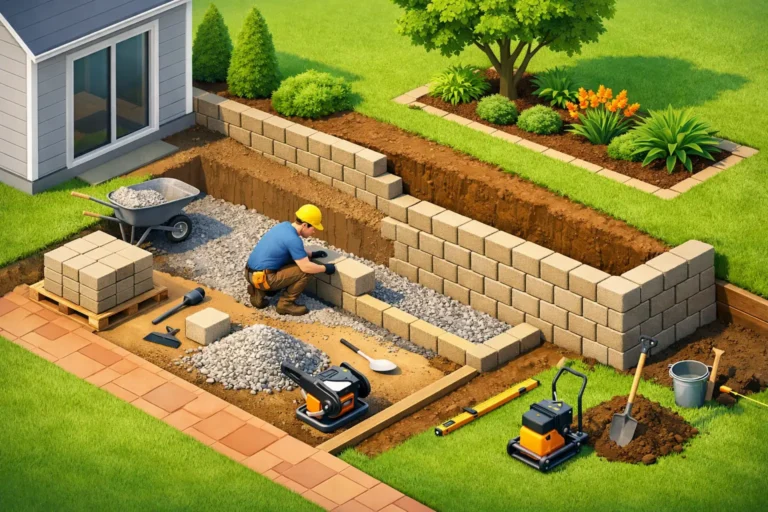How to Build a Residential Retaining Wall