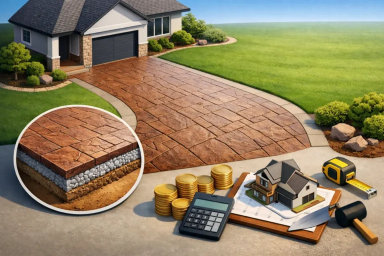 Stamped Concrete Driveway Cost Explained