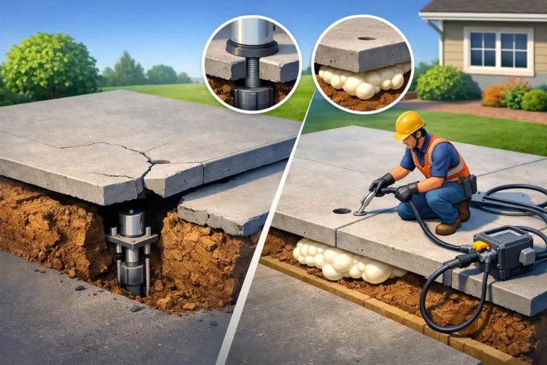 How to Repair Concrete Settlement the Right Way