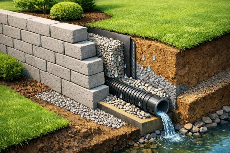 Retaining Wall Drainage Solutions That Last