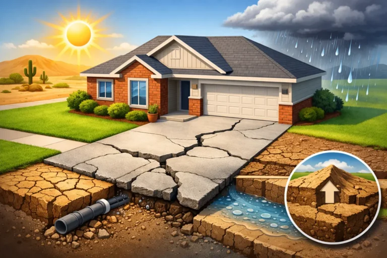 What Causes Driveway Cracking in Texas Homes?