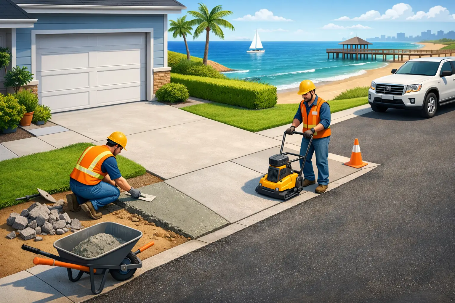 Coastal Bend Driveway Apron Repair That Lasts