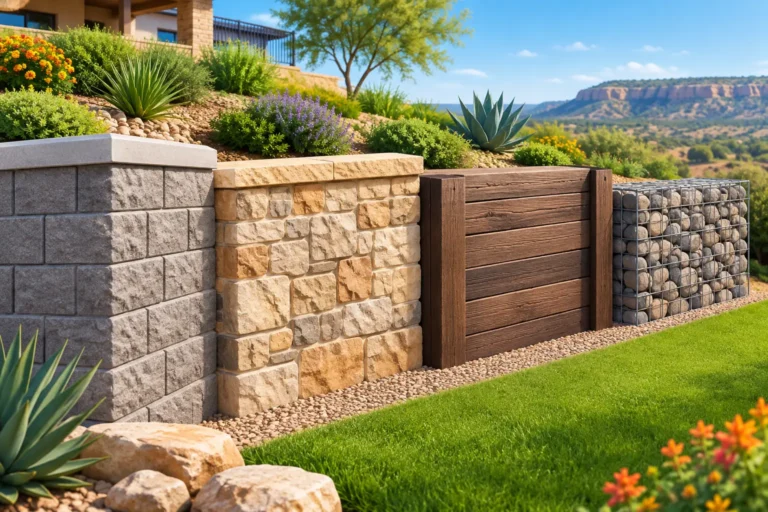 Best Retaining Wall Materials for South Texas