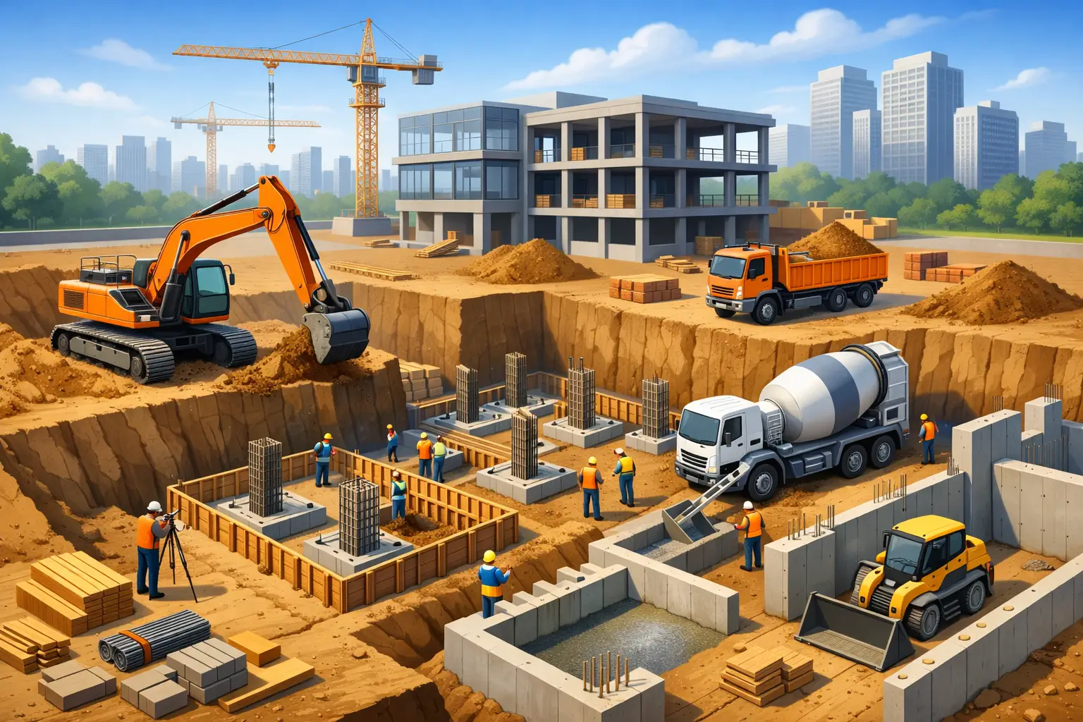 Commercial Foundation Excavation Process Explained