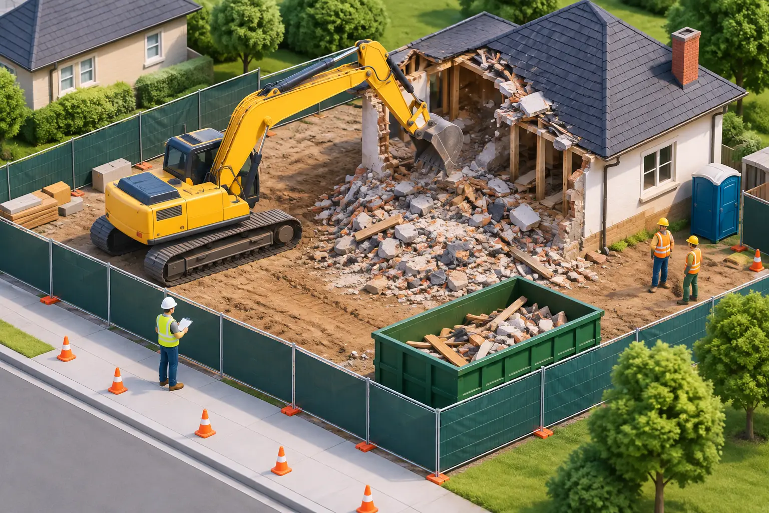 How to Prepare a Lot for Demolition Safely