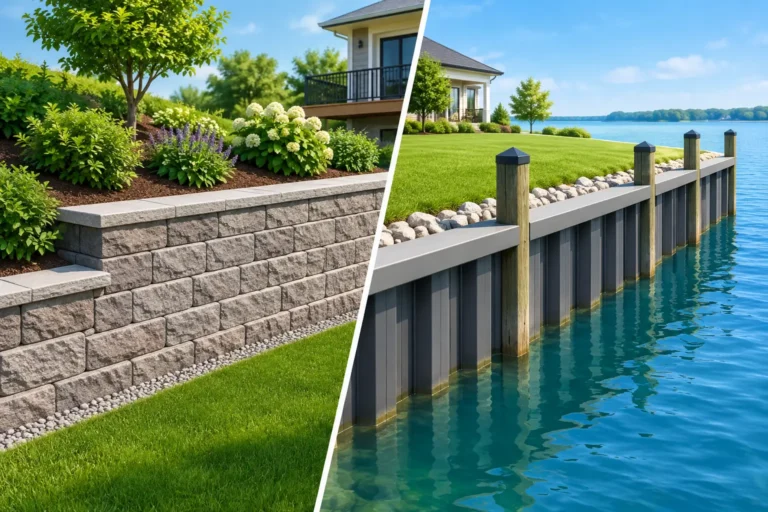 Retaining Wall vs Bulkhead - Key Differences