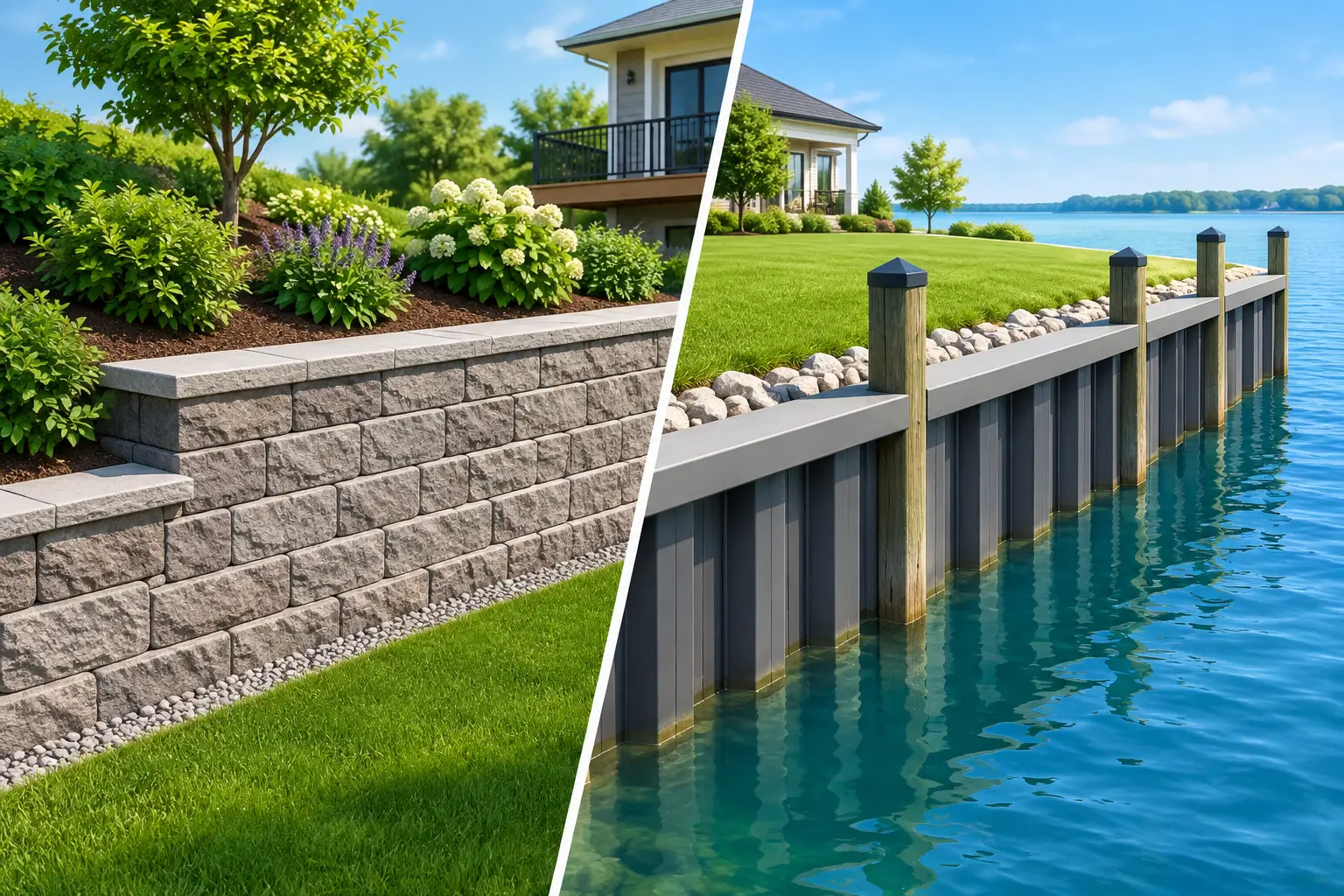 Retaining Wall vs Bulkhead - Key Differences
