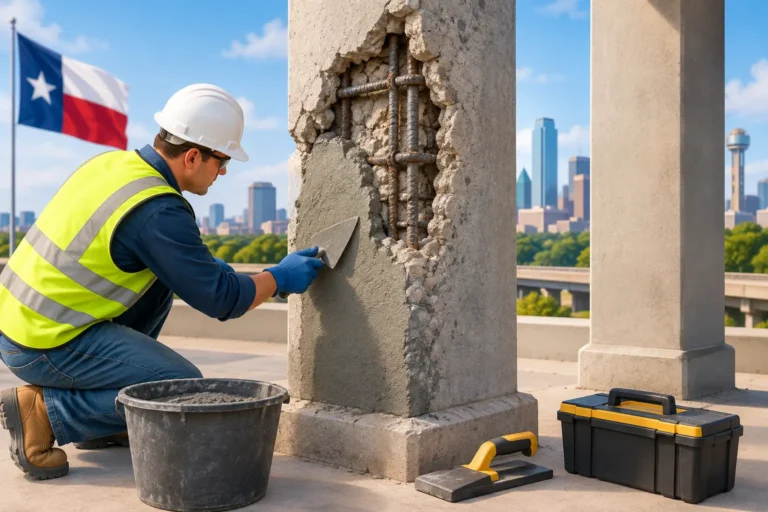 A Spalling Repair Example That Holds Up in Texas