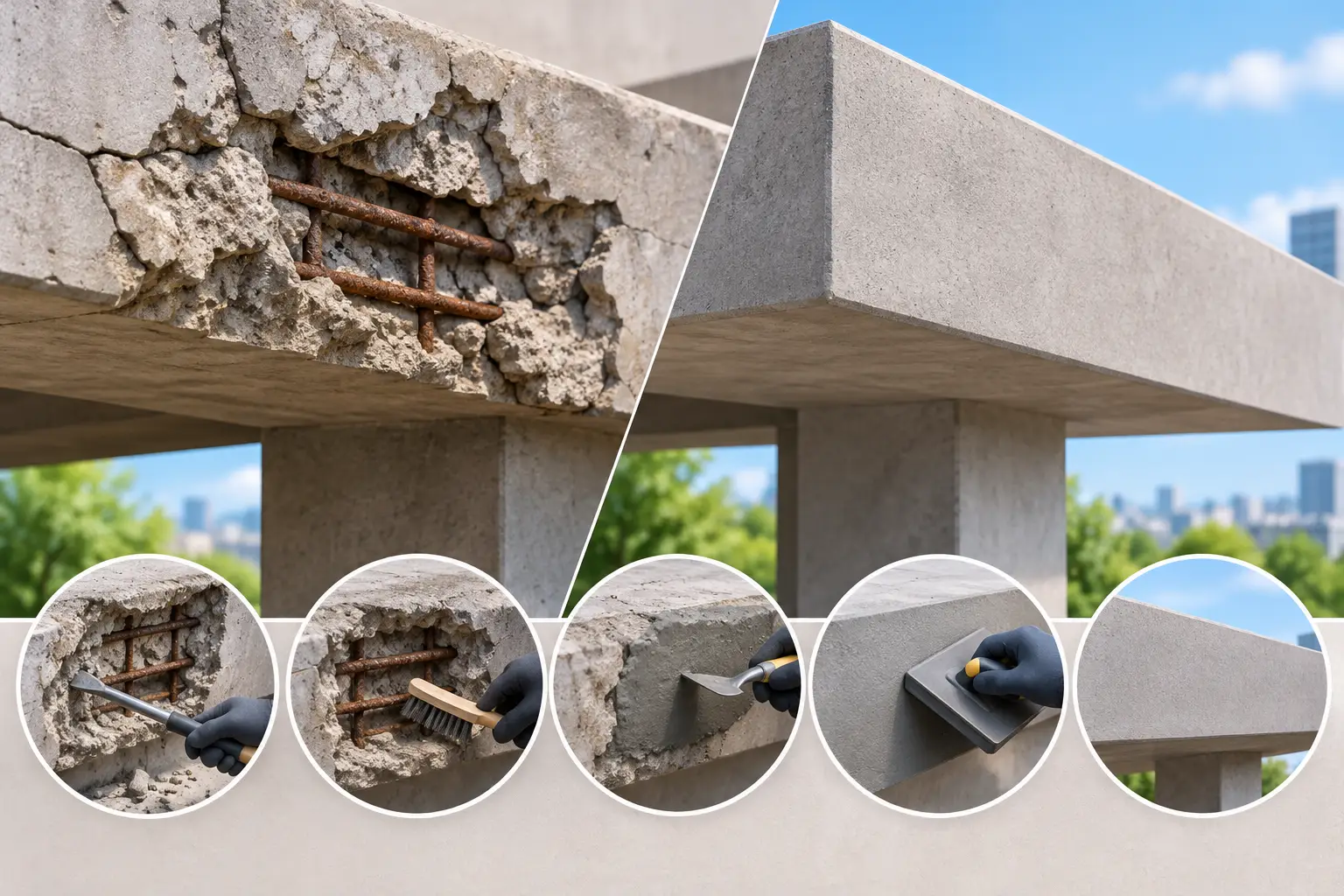 How to Repair Concrete Spalling the Right Way