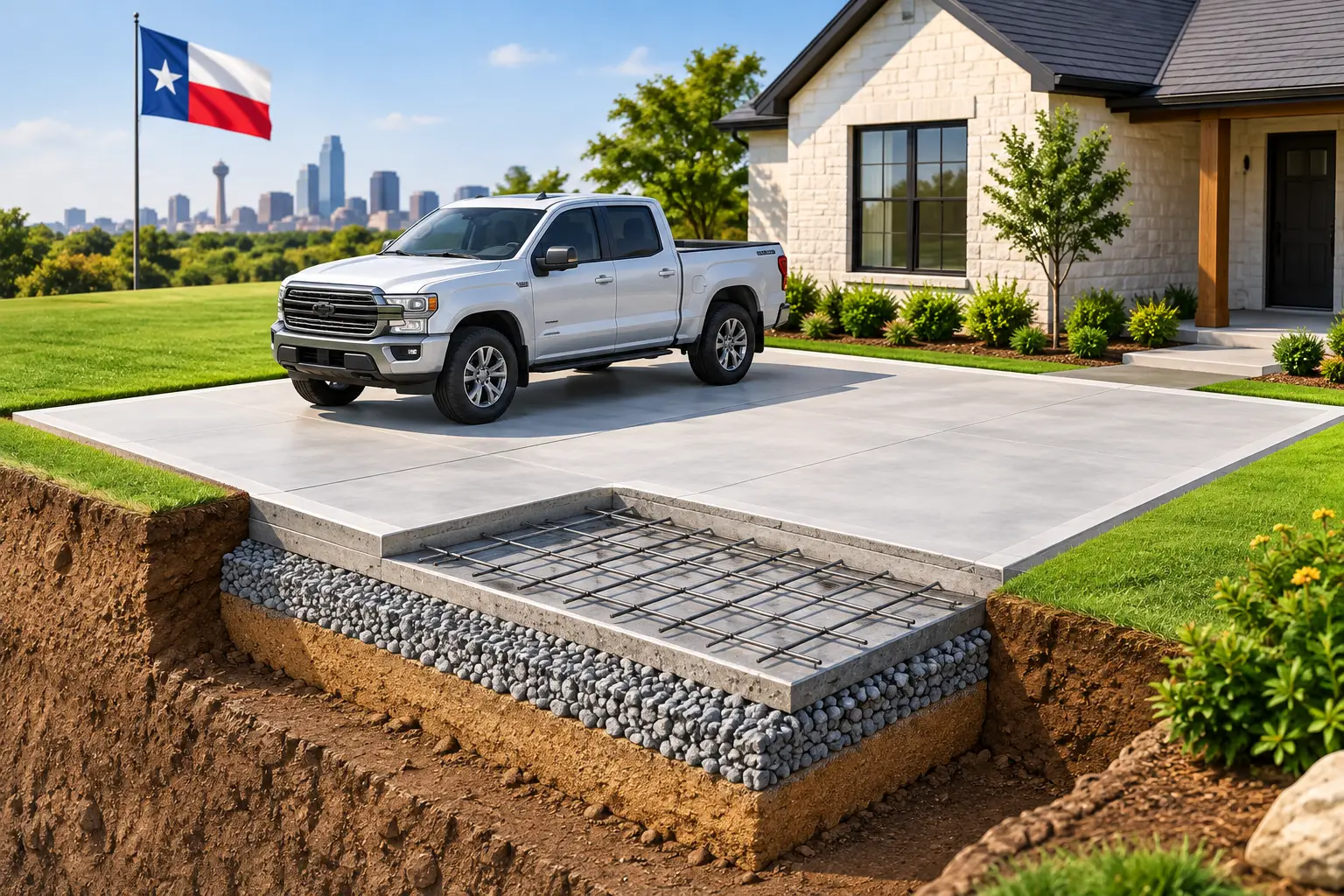 Parking Pad Construction Guide for Texas Properties
